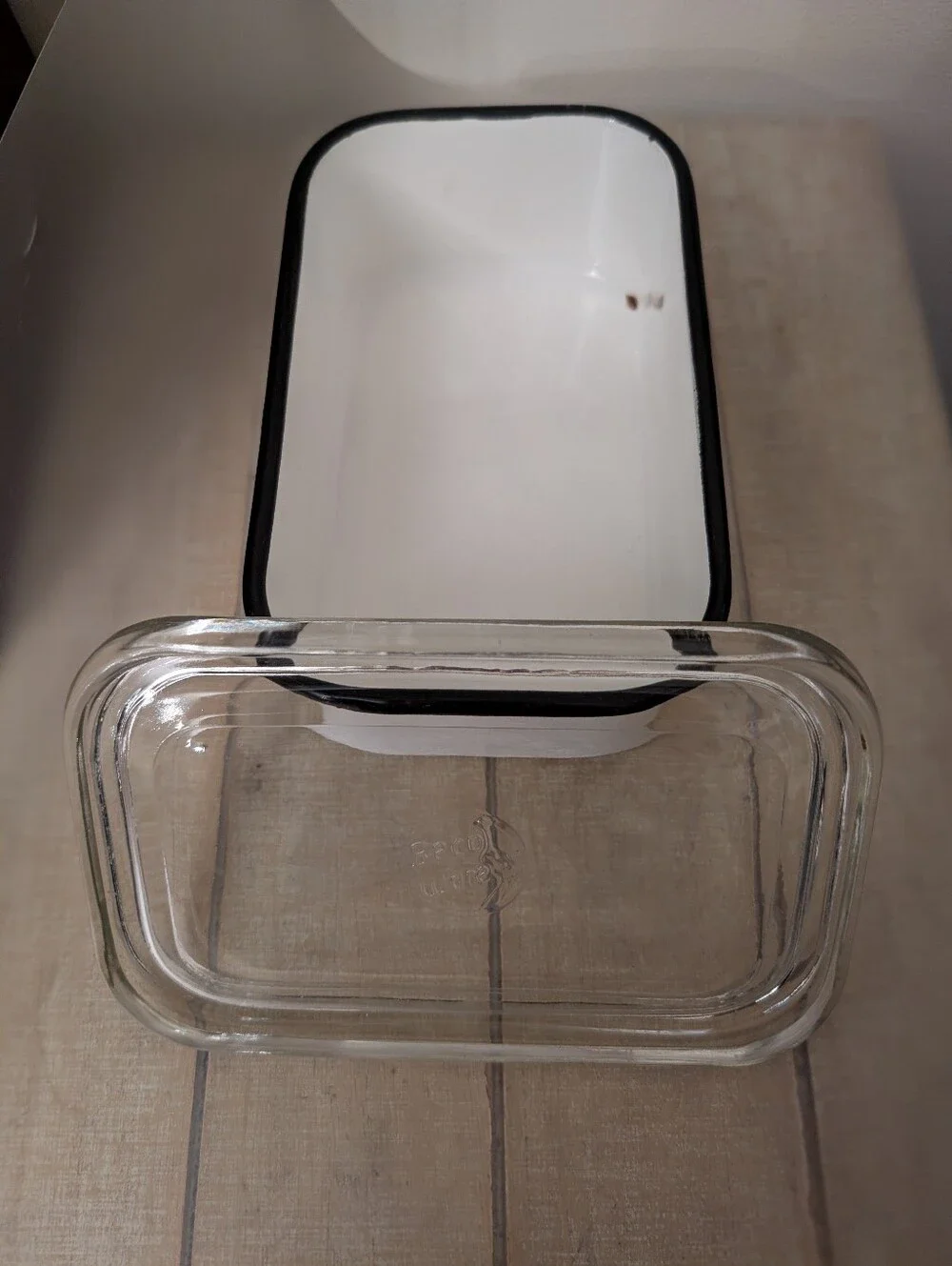 Vintage MCM Beco Ware Lidded Refrigerator Dish
